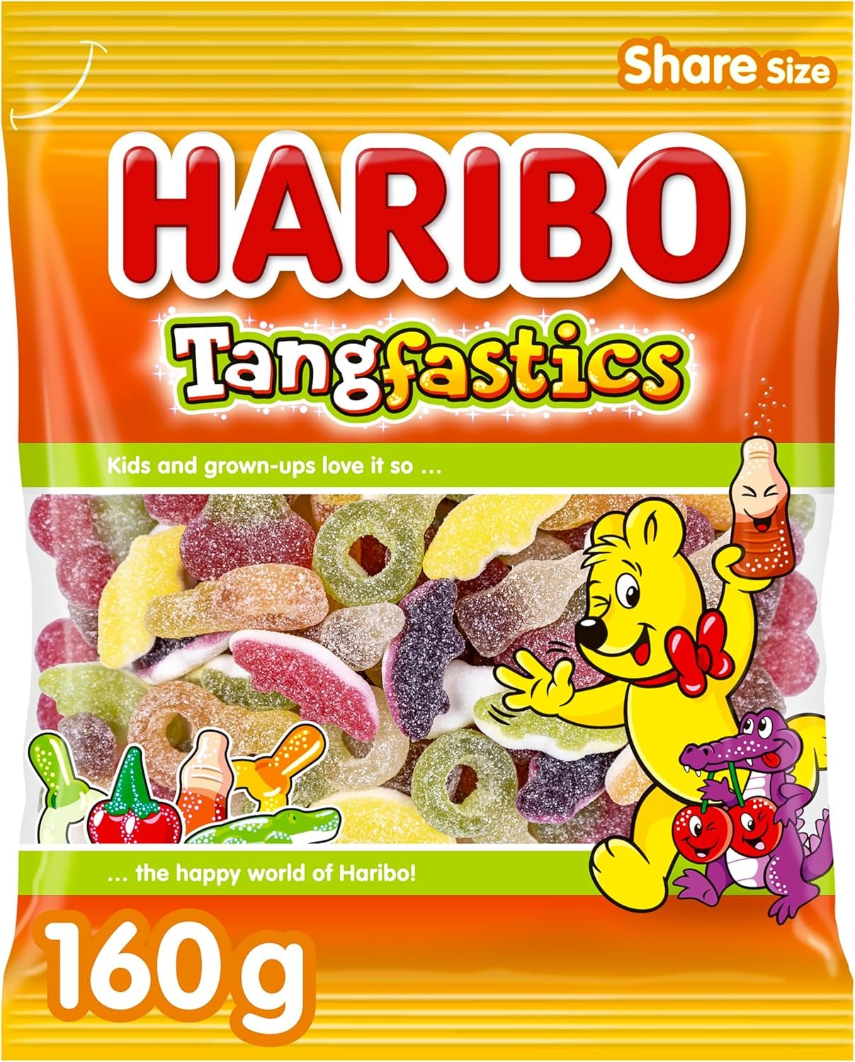 Haribo Tangfastics 160g （pack of 5）